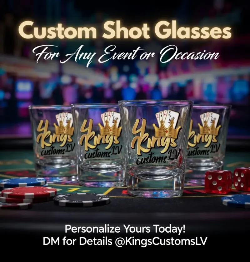 Custom shot glasses