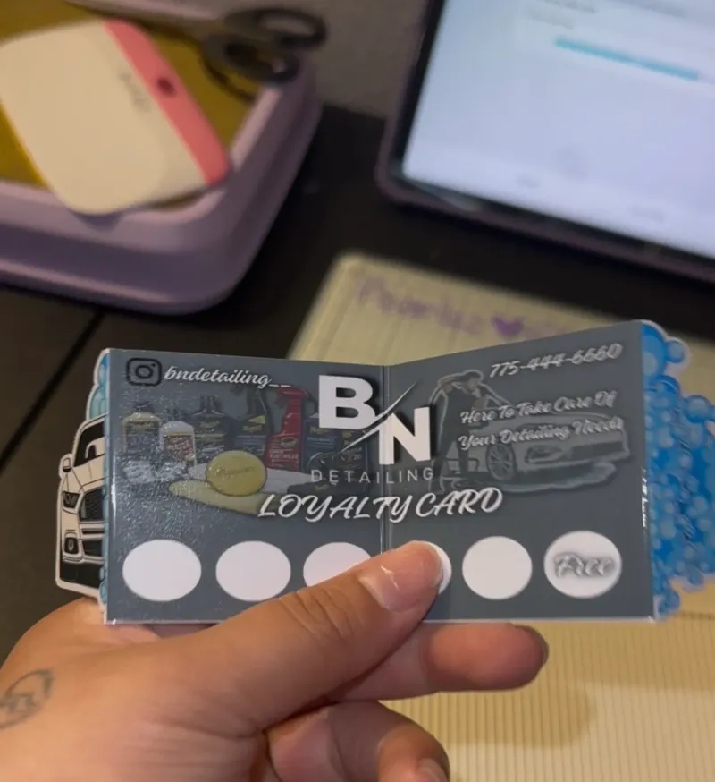 Luxury Folded Loyalty Cards