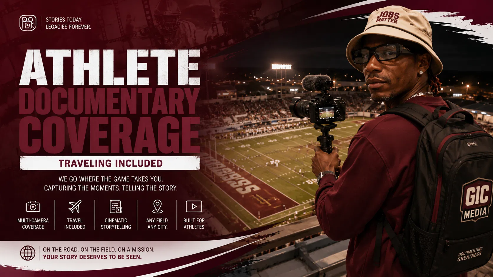 Athlete Documentary Coverage (Travel Friendly)