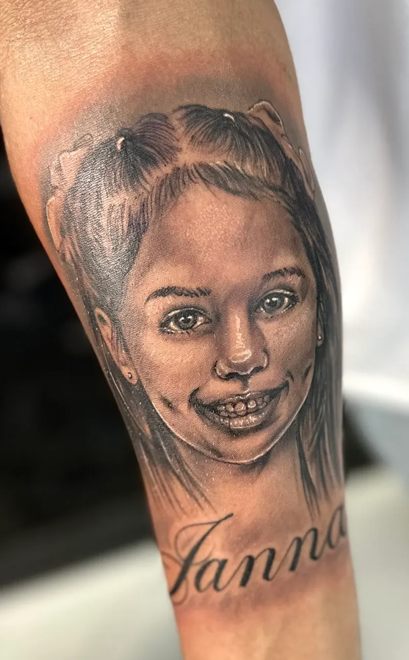 Custom Portrait Tattoos
