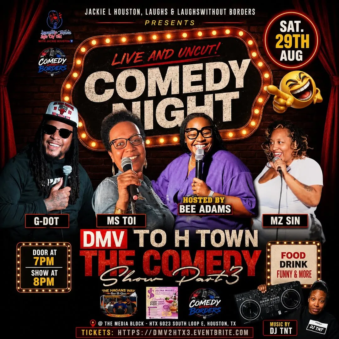 Featuring the very best in Houston homegrown comedy & national acts who love the city!!!