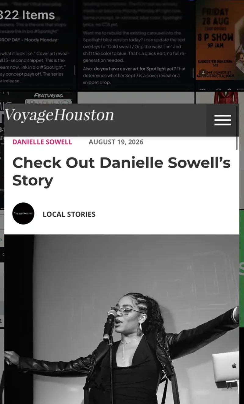Featured interview with Voyage Houston magazine