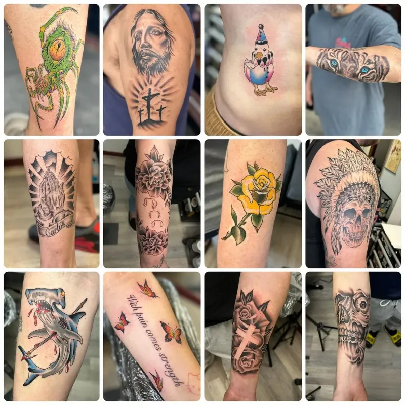 Black and Grey Tattoos