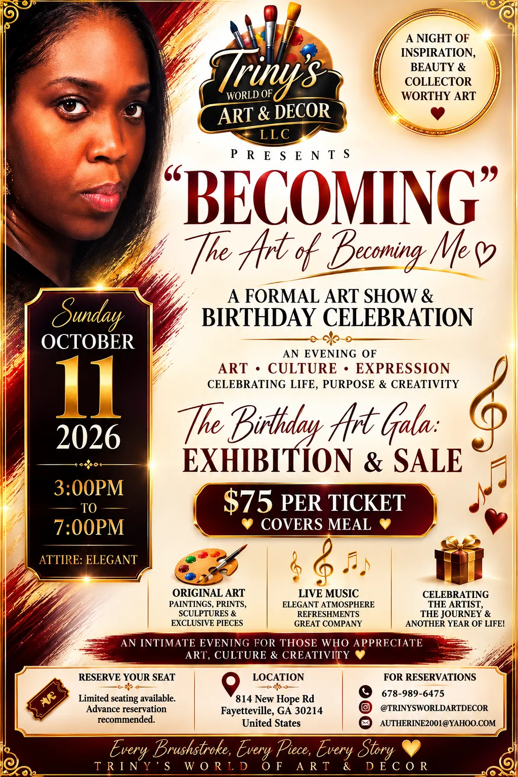 BECOMING – The Birthday Art Gala