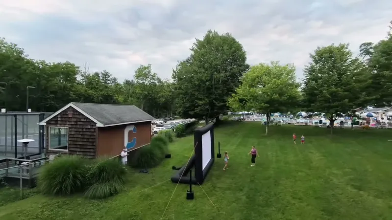 Outdoor Private Movie Set-up