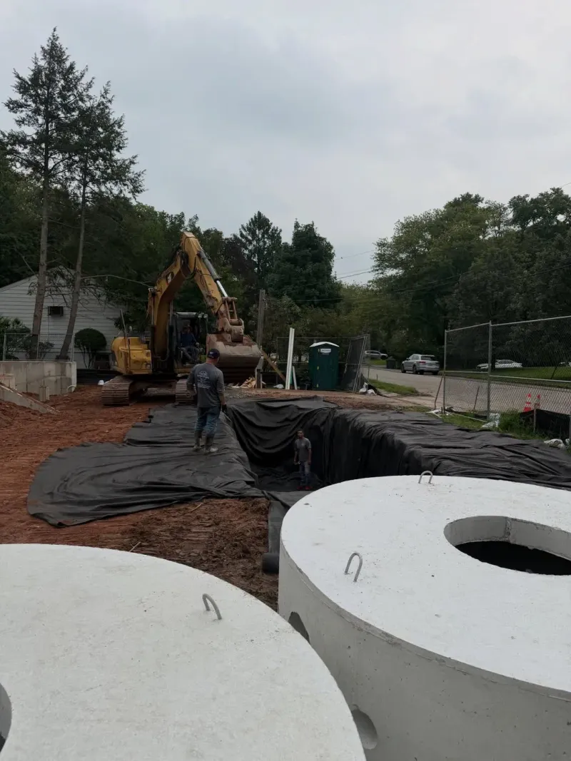 Interior and exterior French Drains