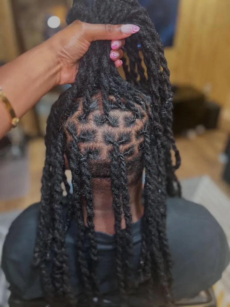 Traditional Locs & Palm Roll