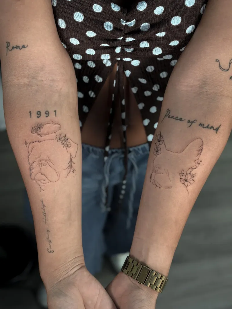 Pet Portrait Tattoos