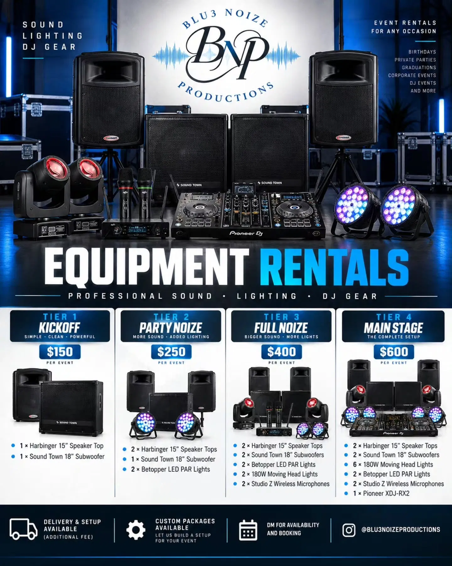 DJ Gear Rentals