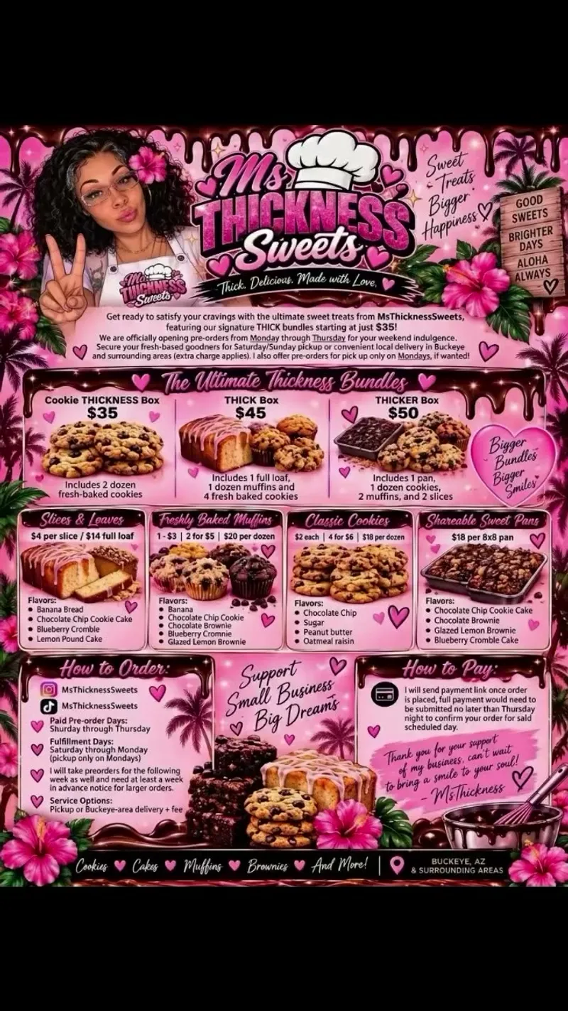 Muffins, Cookies, Slices