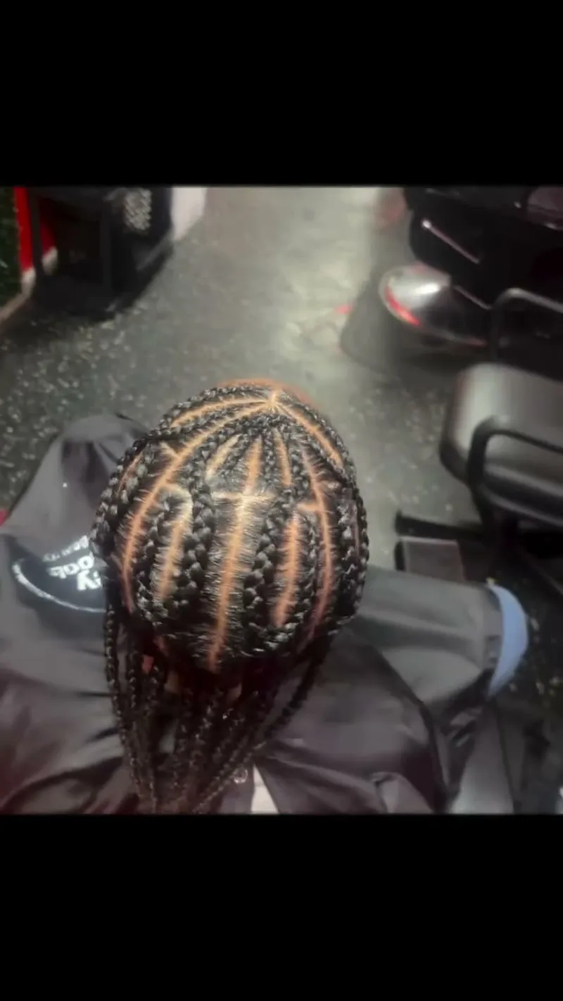 kids Briads with natural hair